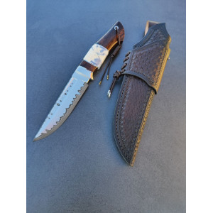 ГАЛАКТИЧНИЙ авторський ніж ручної роботи MV Knify, К110 в обкладках 95х18, 61 HRC. Photo 2